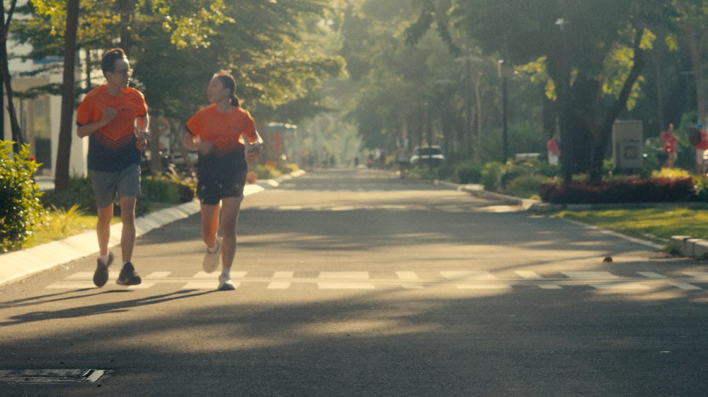 running